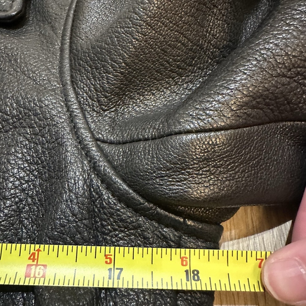 KATE SPADE Broome Street Goat Leather Moto Jacket Black Size Small $899 NWOT - Picture 8 of 10
